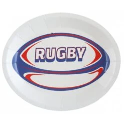 Boland 10 Assiettes Ballon De Rugby 25cm