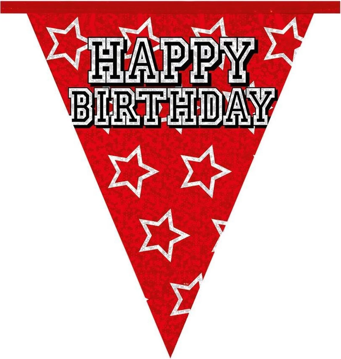 Boland 1x Lignes De Drapeau Holographique Joyeux Anniversaire 8 Mètres - Articles De Fête - Décorations De Fête - Décorations D'anniversaire - Bunting / Guirlandes 6 Boland 1x Lignes De Drapeau Holographique Joyeux Anniversaire 8 Mètres - Articles De Fête - Décorations De Fête - Décorations D'anniversaire - Bunting / Guirlandes – Image 6