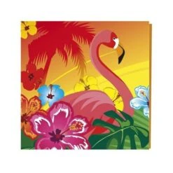 Boland 12 Serviettes Flamant Rose