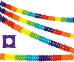 BOLAND BV - Guirlande En Papier Multicolore De 6 Mètres. - Décoration> Guirlandes Et Décorations Suspendues -Boland 1200x1010