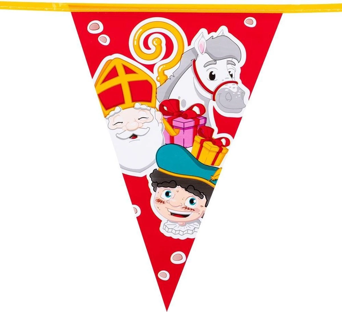 Boland Lignes De Drapeau Sinterklaas 6 Mètres - Articles De Fête - Décoration De Fête - Décoration De Saint - Lignes De Drapeau / Guirlandes 2 Boland Lignes De Drapeau Sinterklaas 6 Mètres - Articles De Fête - Décoration De Fête - Décoration De Saint - Lignes De Drapeau / Guirlandes – Image 2