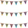 Boland 3x Drapeaux Banderoles Avec Paillettes 80 Ans Fournitures De Fête à Thème - Décorations D'anniversaire - 8 Mètres - Plastique