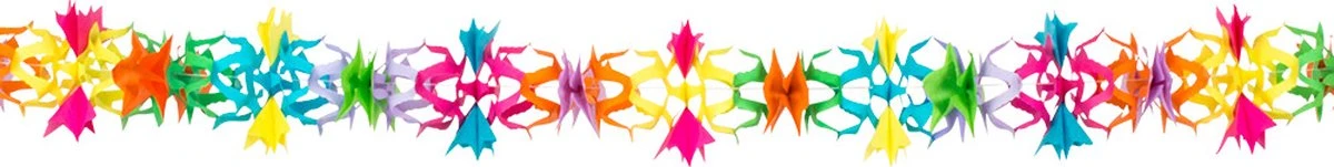 BOLAND BV - Guirlande En Papier Multicolore à Motif Floral - Décoration> Guirlandes Et Décorations Suspendues 1 BOLAND BV - Guirlande En Papier Multicolore à Motif Floral - Décoration> Guirlandes Et Décorations Suspendues