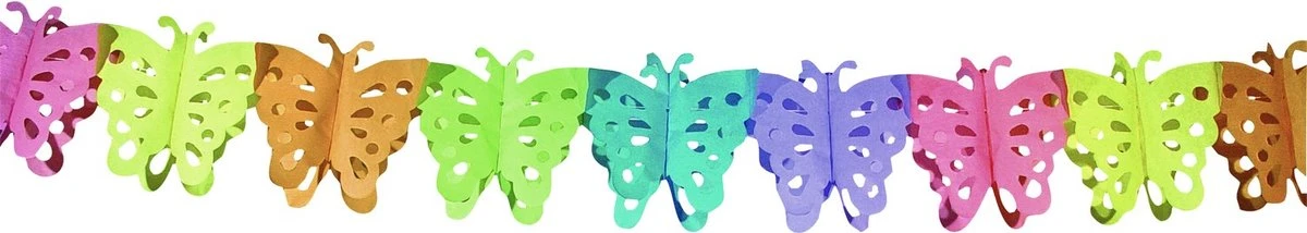 BOLAND BV - Guirlande De Papillons En Papier De 6 Mètres - Décoration> Guirlandes Et Décorations Suspendues 5 BOLAND BV - Guirlande De Papillons En Papier De 6 Mètres - Décoration> Guirlandes Et Décorations Suspendues – Image 5