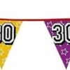 Boland 1x Banderoles Avec Des Paillettes 30 Ans De Fête à Thème - Décorations D'anniversaire - 8 Mètres - Plastique