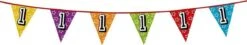 Boland 1x Banderoles Avec Des Paillettes 1 An De Fête à Thème - Décorations D'anniversaire - 8 Mètres - Plastique