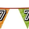 Boland 1x Banderoles Avec Paillettes 7 Ans De Fête à Thème - Décorations D'anniversaire - 8 Mètres - Plastique