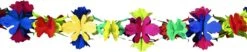 BOLAND BV - Guirlande De Fleurs En Papier De 4 Mètres - Décoration> Guirlandes Et Décorations Suspendues -Boland 1200x255