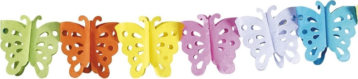 BOLAND BV - Guirlande De Papillons En Papier De 6 Mètres - Décoration> Guirlandes Et Décorations Suspendues 4 BOLAND BV - Guirlande De Papillons En Papier De 6 Mètres - Décoration> Guirlandes Et Décorations Suspendues – Image 4