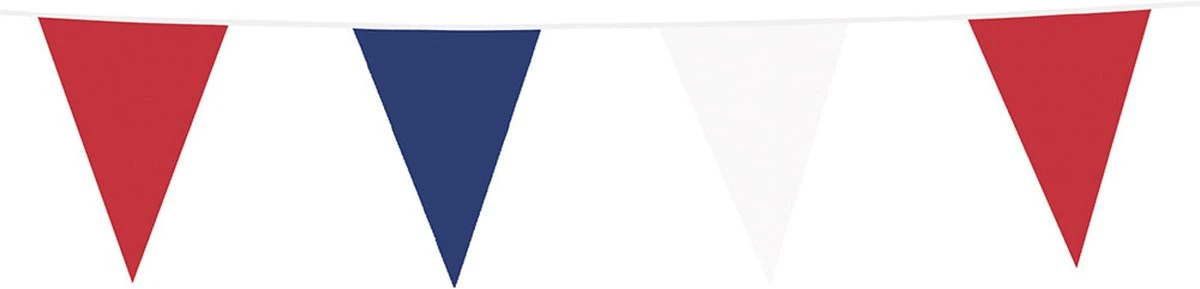 Boland 10x Morceaux De Drapeaux En Plastique Holland Rouge Blanc Bleu / Lignes De Drapeau De 10 Mètres. Fête Du Roi / Articles De Fête Des Supporters 2 Boland 10x Morceaux De Drapeaux En Plastique Holland Rouge Blanc Bleu / Lignes De Drapeau De 10 Mètres. Fête Du Roi / Articles De Fête Des Supporters – Image 2