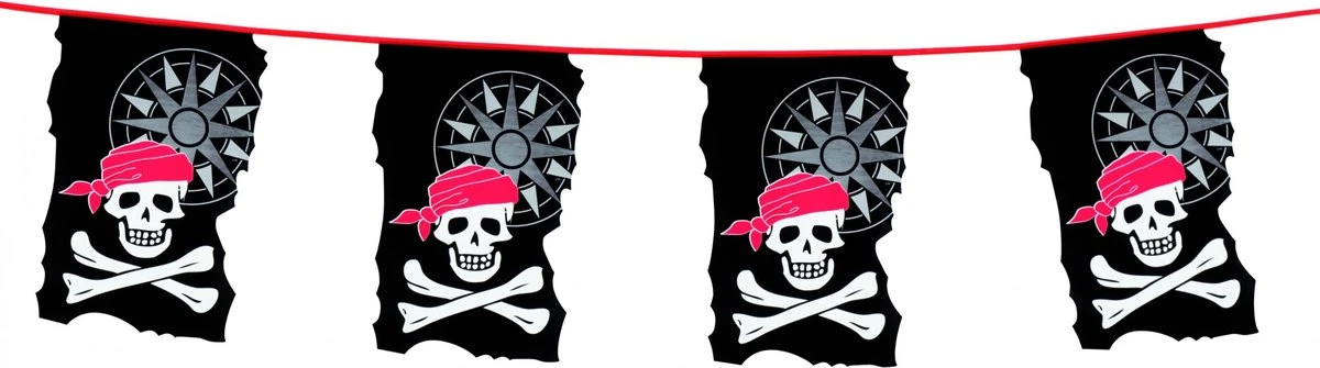 BOLAND BV - Guirlande Avec Drapeaux Tête De Mort - Décoration> Guirlandes Et Décorations Suspendues 3 BOLAND BV - Guirlande Avec Drapeaux Tête De Mort - Décoration> Guirlandes Et Décorations Suspendues – Image 3