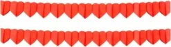 Boland 5x Coeurs Rouges Guirlande Thème Saint Valentin / Amour De 4 Mètres - Fournitures Et Décorations Pour La Saint-Valentin