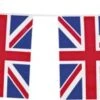 Boland Ligne Drapeau Union Jack 10 Mètres - Angleterre / Articles De Fête Britanniques - Décoration Drapeaux / Guirlandes