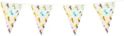 BOLAND BV - Guirlande De Drapeaux En Plastique Holo Unicorn - Décoration> Décoration D'ambiance -Boland 1200x356