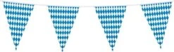 Boland Oktoberfest - Ligne De Drapeau En Plastique Bavière Oktoberfest 10 Mètres - Articles De Fête De Bière - Décoration Décoration Drapeaux / Guirlandes
