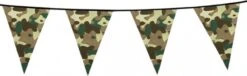 Boland Lot De 8 Lignes De Drapeau De Camouflage De 6 Mètres Thème Armée / Armée / Soldats - Articles De Fête Et Décoration -Boland 1200x370