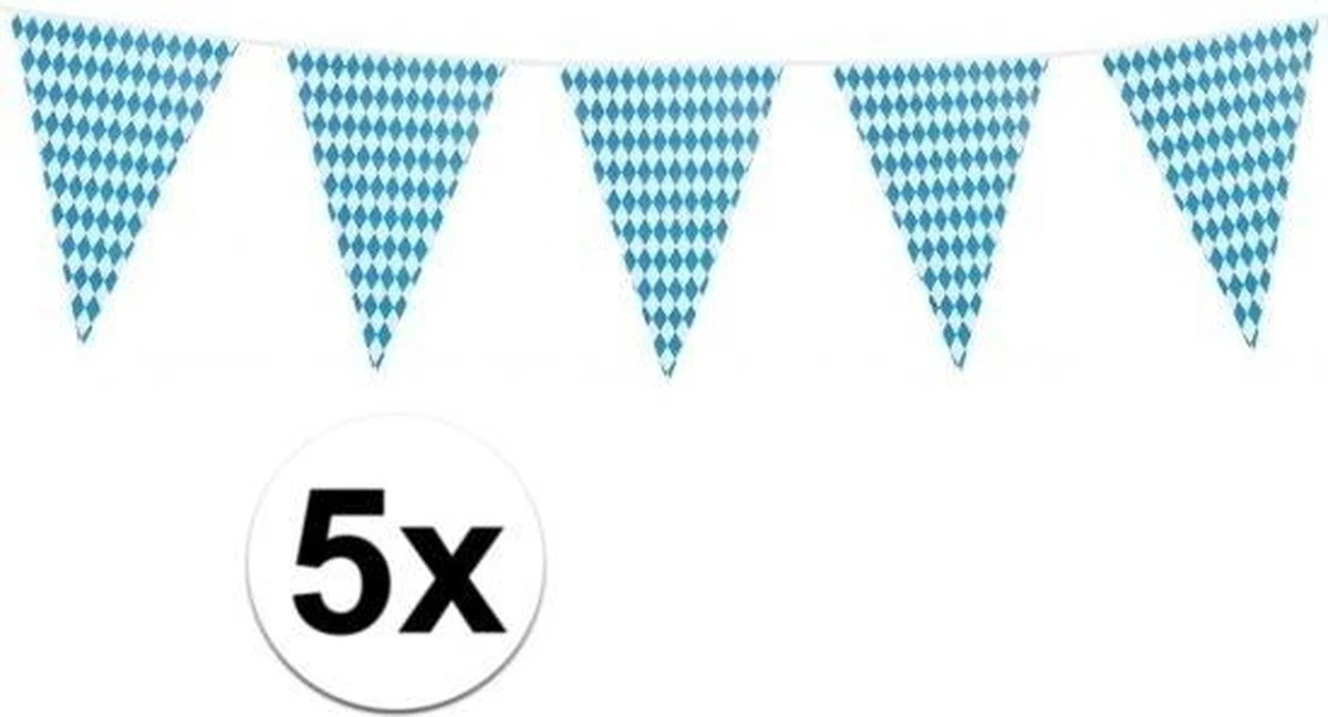 Boland Oktoberfest - 5x Drapeaux De Bavière XL 8 Mètres - Drapeaux De Décoration à Thème Oktoberfest / Festival De La Bière 1 Boland Oktoberfest - 5x Drapeaux De Bavière XL 8 Mètres - Drapeaux De Décoration à Thème Oktoberfest / Festival De La Bière