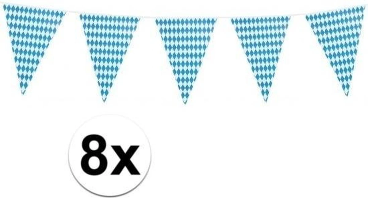 Boland Oktoberfest - 8x Drapeaux De Bavière XL 8 Mètres - Drapeaux De Décoration à Thème Oktoberfest / Festival De La Bière 1 Boland Oktoberfest - 8x Drapeaux De Bavière XL 8 Mètres - Drapeaux De Décoration à Thème Oktoberfest / Festival De La Bière