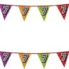 Boland 2x Banderoles Avec Des Fournitures De Fête à Thème De 7 Ans De Paillettes - Décorations D'anniversaire - 8 Mètres - Plastique
