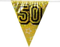 Boland Mariage D'or 50 Ans Drapeau Ligne 8 Mètres - Décoration Anniversaire - Décoration Sarah / Abraham -Boland 1200x943