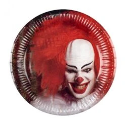 Boland 6 Assiettes Clown D'horreur