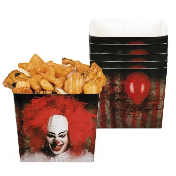 Boland 6 Coupelles Clown D'horreur 1 Boland 6 Coupelles Clown D'horreur