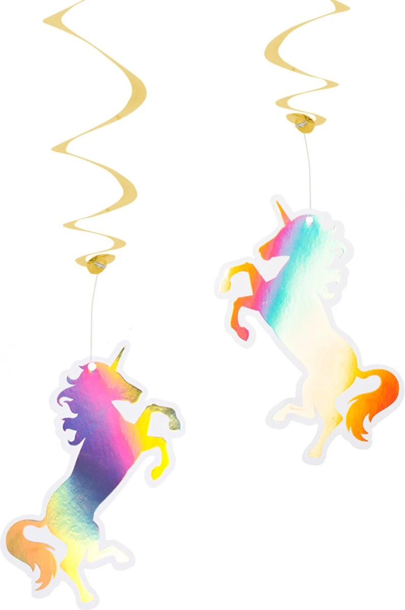 BOLAND BV - 2 Décorations Suspendues Holo Unicorn - Décoration> Guirlandes Et Décorations Suspendues 4 BOLAND BV - 2 Décorations Suspendues Holo Unicorn - Décoration> Guirlandes Et Décorations Suspendues – Image 4