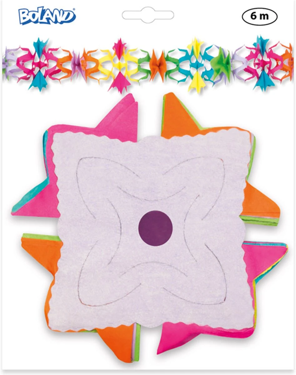 BOLAND BV - Guirlande En Papier Multicolore à Motif Floral - Décoration> Guirlandes Et Décorations Suspendues 2 BOLAND BV - Guirlande En Papier Multicolore à Motif Floral - Décoration> Guirlandes Et Décorations Suspendues – Image 2