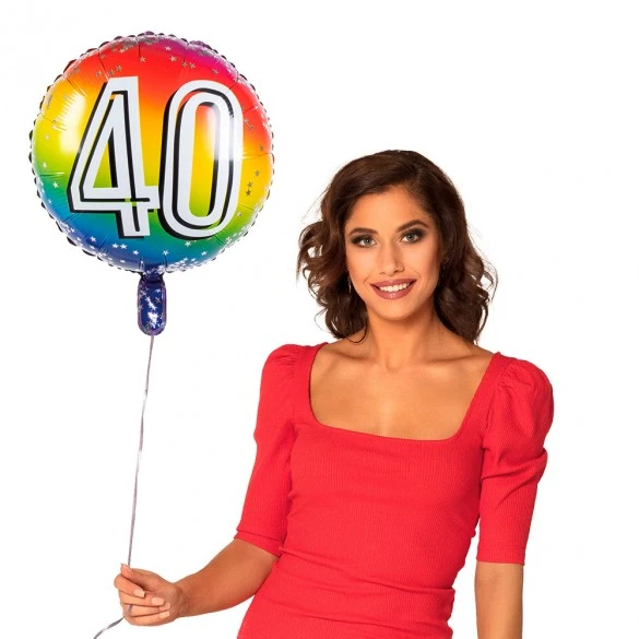 Boland Ballon Alu 40 Ans Multicolore 2 Boland Ballon Alu 40 Ans Multicolore – Image 2