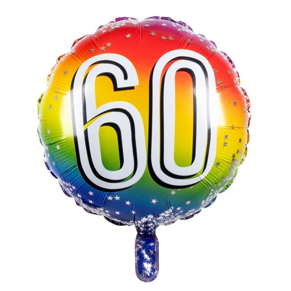 Boland Ballon Alu 60 Ans Multicolore 1 Boland Ballon Alu 60 Ans Multicolore