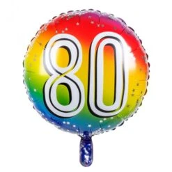 Boland Ballon Alu 80 Ans Multicolore