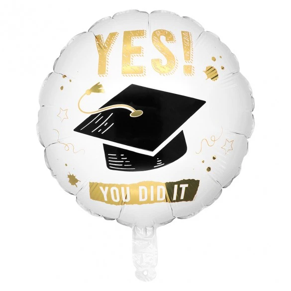 Boland Ballon Alu Graduate Diplome 45cm 1 Boland Ballon Alu Graduate Diplome 45cm