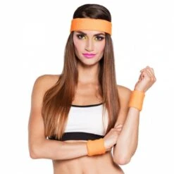 Boland Bandeau Avec Bracelets Orange Fluo