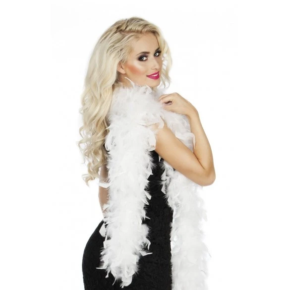 Boland Boa En Plumes 1m80 Blanc 2 Boland Boa En Plumes 1m80 Blanc – Image 2