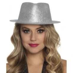 Boland Borsalino Paillettes Argent