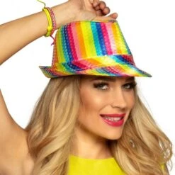 Boland Borsalino Sequin Arc En Ciel
