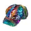 Boland Casquette Disco Rainbow Sequin