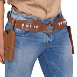 Boland Ceinture De Cowboy 2 Holsters