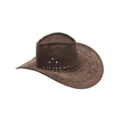 Boland Chapeau Cowboy Cuir Marron -Boland chapeau cowboy cuir marron 2