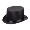 Boland Chapeau Haut De Forme Satin Noir