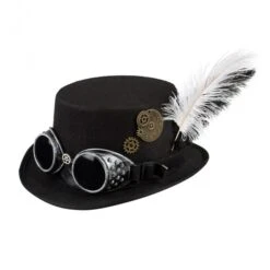 Boland Chapeau Haut De Forme Steampunk Noir