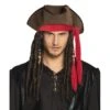 Boland Chapeau Pirate Marron Avec Dreadlocks