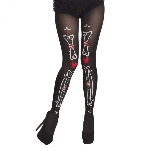 Boland Collants Mexicains Dia De Los Muertos 1 Boland Collants Mexicains Dia De Los Muertos