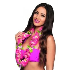 Boland Collier Grosses Fleurs Rose/blanc