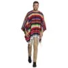 Boland Déguisement Poncho Mexicain Rainbow