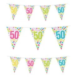 Boland Guirlande 50 Ans Confetti Et étoiles