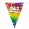 Boland Guirlande Fanions Joyeux Anniversaire 6m