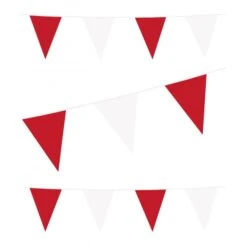 Boland Guirlande Pavillon Rouge Et Blanc 10m