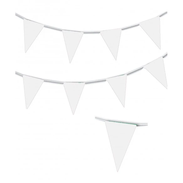 Boland Guirlande Triangle Blanc 10m 1 Boland Guirlande Triangle Blanc 10m