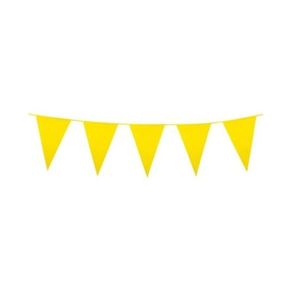 Boland Guirlande Triangle Jaune 10m 2 Boland Guirlande Triangle Jaune 10m – Image 2